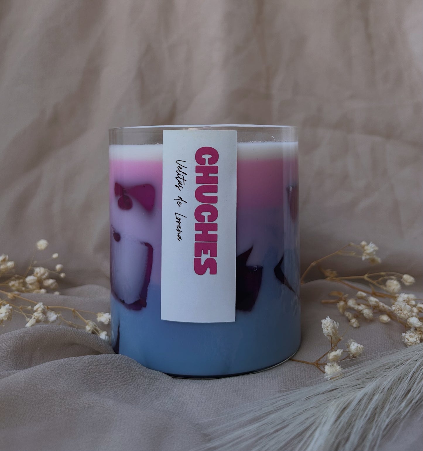 Vela decorativa y aromática · Chuches