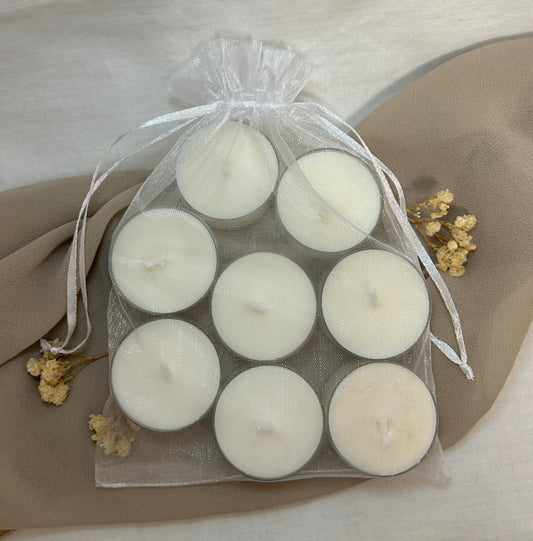 Pack 8 velas de té
