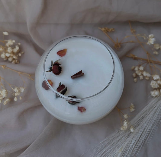 Vela aromática y decorativa · Bubble Floral 200g