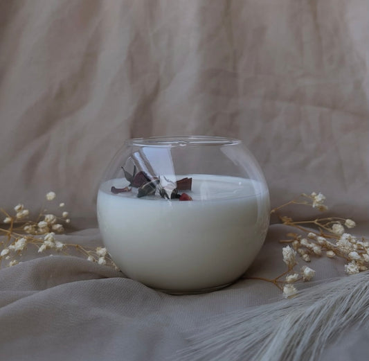 Vela aromática y decorativa · Bubble Floral 200g