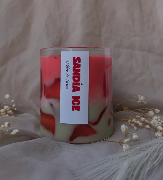 Vela decorativa y aromática · Sandía Ice